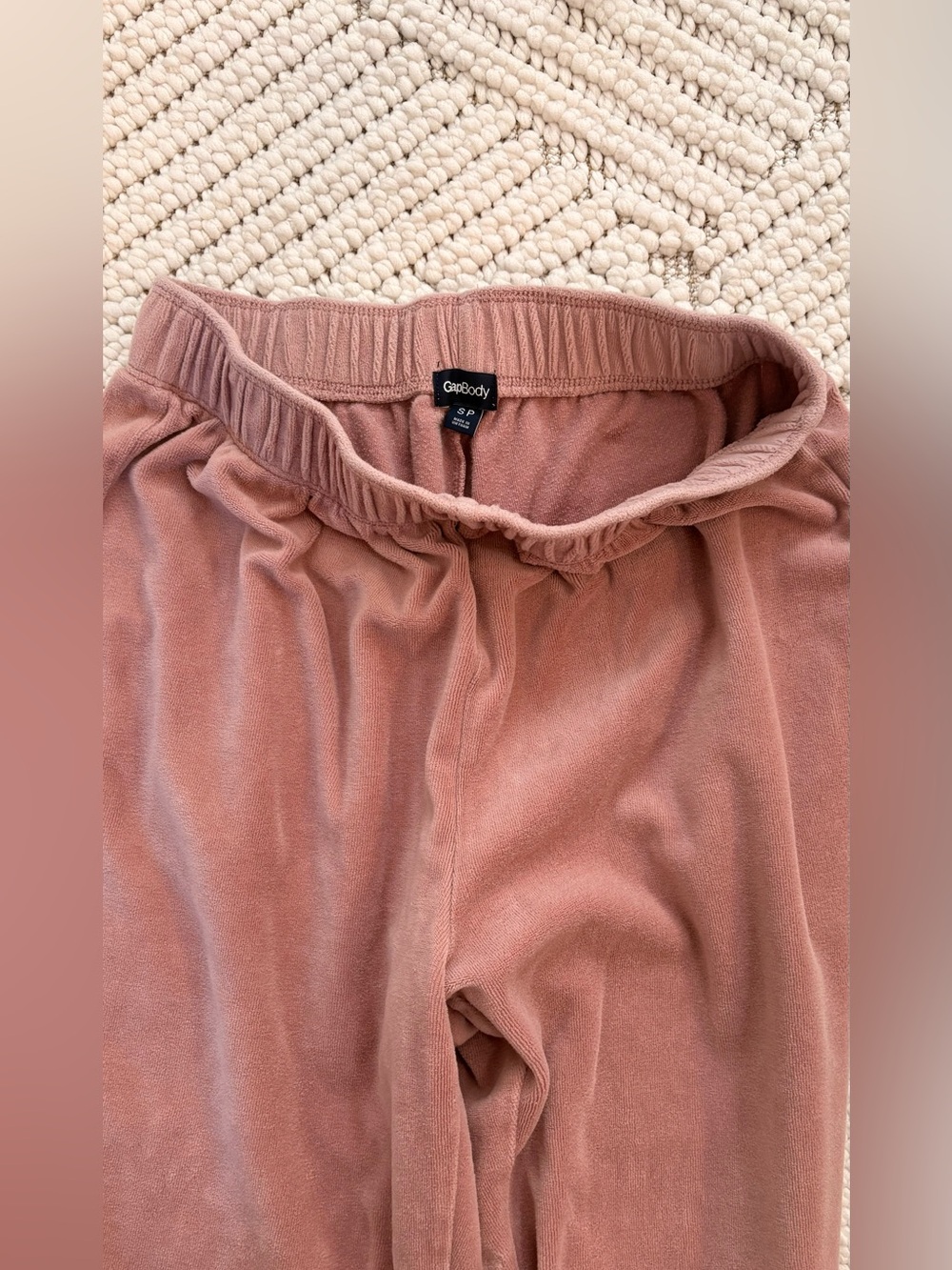 GapBody Velour 2-Piece Set – Dusty Rose Cabincore Cozy/Comfort size small - Picture 4 of 14